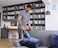 Black+Decker Cordless Dustbuster Handheld Wet &amp; Dry Vacuum Cleaner, 7.2 V 1.5 Ah Li-Ion Battery With Charger Base, 385 ml, 14 Air Watts Suction Power, Blue - Wdc215Wa-B5