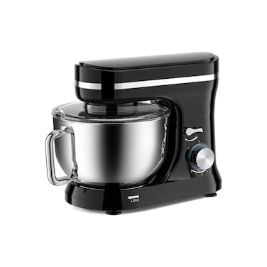1000W Kitchen Stand Mixer, 4 Qt Stainless Steel Bowl, 3 Attachments (Whisk, Dough Hook, Beater), 8-S