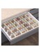 6 PCS clear Acrylic In Drawer Seasoning Jars Rack,Spice Organizer