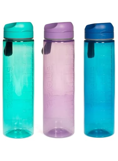 Sistema Borraccia Flip Top, Tritan, Trasparente, Lt 1, 1Lt