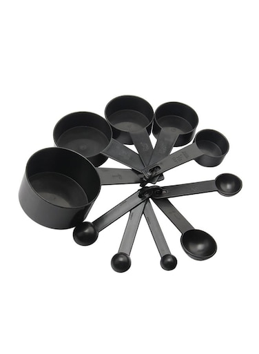 Measuring Cup And Scoop Set Black