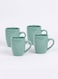 Stoneware Mug Set of 4 , 300ml