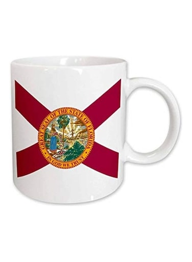 Flag of Florida Ceramic Mug Multicolour