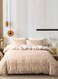 Home Queen size reversible Duvet Cover Set, Pine Brown Color, Twigs Design