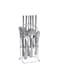 25-Piece Stainless Steel Cutlery Set 7 Centimeter Silver