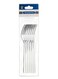 Oslo 6 Pieces Stainless Steel Dessert Fork Set with High Gloss Finish