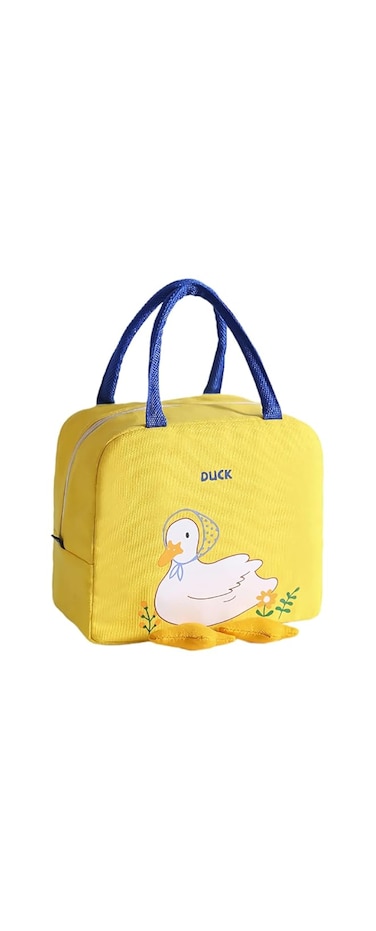 Sulfar Insulated Lunch Bag Thicken for Adults/Men/Women/Kids, Water Resistant Leakproof Cartoon Lunch Bag, Perfect for Work/School/Picnic 0.80 x 20.60 x 14.00 CM, yellow duck