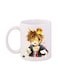 Kingdom Hearts Printed Mug White/Black/Yellow