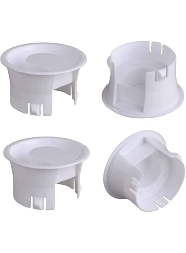 FKUMLUN 4Pcs Water Pitcher Lids Glass Water Pitcher Lids Plastic Dust-Proof Splash Resistant Stoppers Covers for Water Jug Glass Bistro Pitcher ,white