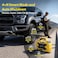 Xoopla 150PSI Car Air Compressor Power Supply 12V DC 180W/30L Tyre Inflator   With Dual Metal Motors &amp; Screen Digital Tire Pressure Detection Auto Shut Off LED Lighting for SUV, Truck, Car, Bike, Ball