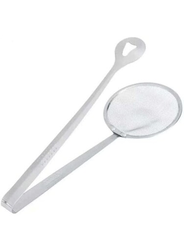 Dubai Gallery Stainless Steel Frying Tong Silver AMZ-N22505508A