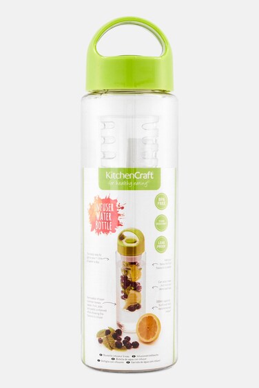 Plastic Plain Infuser Water Bottle 500 ml, Transparent