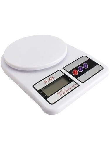 Dubai Gallery Digital Kitchen Scale White 25X19X5Centimeter AMZ-N37976908A