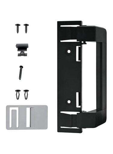 MRTURK REVHQ 1 Pack 3316882900 RV Refrigerator Door Handle Holder Grip Black Hardware, Compatible with S,Std Dr Handle Combo-6/8 Amii DM2672, DM2682, DM2882 Refrigerators with Airing Cards