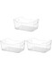 Pack Clear Stackable Storage Boxes with Handles, Pantry Organizer, Storage Containers and Organizer Bins, Multi-Use Bins for Home, Kitchen and Cabinet