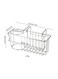 Sponge Holder, 3-in-1 Kitchen Sink Caddy Organizer with Hook Design, Sponge Holder for Kitchen with 304 Stainless Steel, Kitchen Sink Organizer for Drain Stopper Scrubber Soap Tray