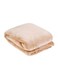 Box Lavish Mirco Flannel Bed Blanket Polyester Beige 240 x 220cm