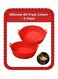 Silicone Air Fryer Liners &acirc;&euro;&ldquo; 2-Pack Non-Stick Reusable Baking Liners   Heat-Resistant Replacement for Parchment Paper   Food-Safe Air Fryer &amp; Oven Accessories