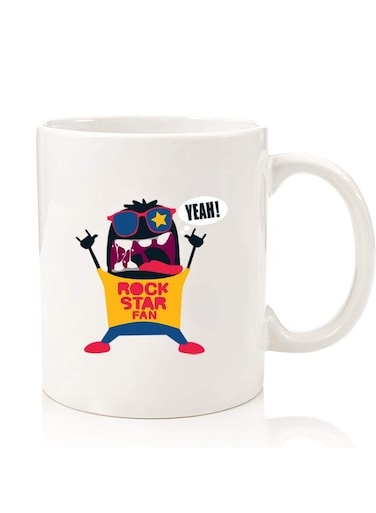 Premium Quality Two Sided Printed Coffee Mug Tea Cup For Home Office, Kids Men Women Rock Star Fan