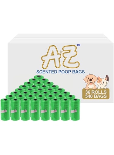 A to Z Scented Bag Pack of 36/540 Bags - Green