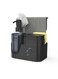 5-in-1 Hand and Dish Soap Dispenser Set with Sponge Holder, Brush Caddy &amp; Towel Rack, Dish Soap Pump Set with Hand Soap Dispenser, Kitchen Sink Organizer, All in One Sink Caddy (Black)