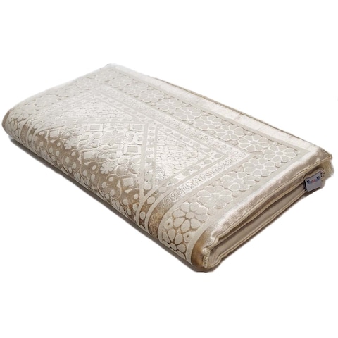 Museum Memory Foam Prayer Mat Dana. Velvet Comfortable Prayer Rug. Elegant Essential Design Sajadah with Foam.