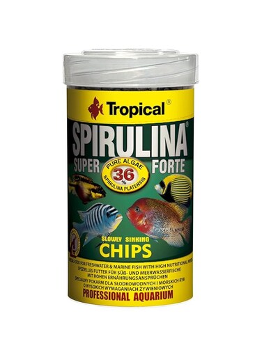 TROPICAL SUPER SPIRULINA FORTE CHIPS 100ML/52G