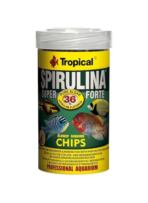 TROPICAL SUPER SPIRULINA FORTE CHIPS 100ML/52G