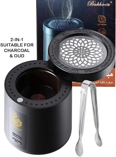 Bakhoor BoSidin Stylish Portable Incense Burner   USB Rechargeable burner   Electric Arabic Mubkhara Device for Home Office and Car.