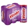 Vimto Fizzy Sparkling Fruit Flavoured Can, 250ml Pack of 6