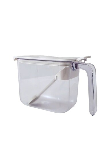 Seasoning Box As Food Grade Silicone Sealed Cans Dosing Spoon Drop Damper