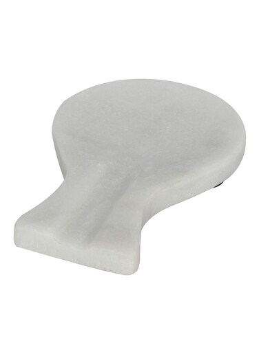 RADICALn Spoon Rest White Handmade Marble Big Utensils Organizer Kitchen Storage Accessories