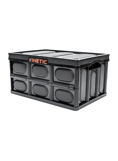 Foldable Storage Box Black 55Liters