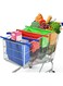Reusable Trolley Bags For Shopping Cart 4 Pack Shopping Cart Bags Reusable Grocery Bags for Trolley Carts Shopping Bags Trolley Bags Grocery Cart Bags for Hot or Cold Groceries