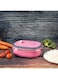 Royalford 900ml Lunch Box &ndash; Leak Proof &amp; Airtight Lid Food Storage Container &ndash; Stainless Steel Inner, Durable, Non-Toxic and Extended Fastening Lid Design &ndash; Portable and Dishwasher Safe