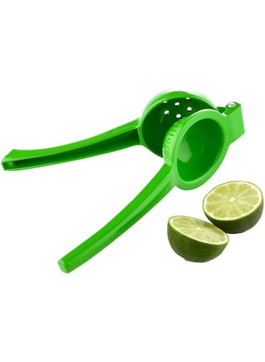 Restaurantware-Met Lux Citrus Juicer, 1 Premium Lime Squeezer - Easy-To-Grip Handle, Interlocking Design, Aluminum Handheld Juicer, For Squeezing Limes,