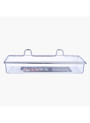 Box Berlyn Wall Mount Storage Clear/Silver 34cm