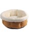 ALL FOR PAWS afp- Cuddle Bed Tan Color Small