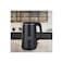 Digital Electric Kettle, 1.6L, Temperature Control Display, Matte Black