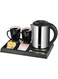 DLC Hotel Kettle Set With 2 Ceramic Cups 1000 Ml Stainless Steel DLC-KT5141
