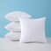 MUSA Cushion Inserts - Pack of 4 Soft Sofa Cushion Fillers, 55x55 cm (22x22 in, White)