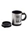 Stirring Printed Mug Black/Silver