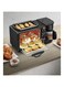 showkah&reg; Electric Oven 3 In 1 Breakfast Making Machine, Multi-Functional Breakfast Maker, Non-Stick Griddle, Oven Tray, Coffee Maker, Toaster Machine (3-in-1 Breakfast Maker)