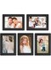 Azonee Picture Frame 4x6, 5 Pack Magnetic Photo Frames for Refrigerator, Magnetic Picture Frames suitable for Fridge, Dishwasher, Locker and Office Cabinet, Horizontally or Vertically