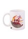 Attack On Titan Printed Mug White/Red/Beige