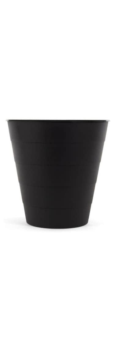 IKEA Fniss Waste Paper Basket Made from Polypropylene, White, Red or Black, Diameter 28 cm, Height: 28 cm, Volume: 10 Litres, Plastic, black, Durchmesser: 28 cm H&ouml;he: 28 cm Inhalt: 10 l