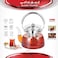 2200ml Glass Teapot with Stainless Steel Infuser, Heat-Resistant Borosilicate Glass Stovetop Kettle

