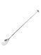 Pattern Cocktail Shaker Spoon Silver 12inch