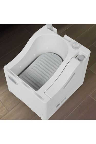 Portable Foot Washer &ndash; Wudu Washing Basin for Easy, Hygienic &amp; Splash-Free Foot Cleaning.