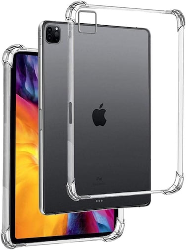 Muzz Clear Case for iPad Pro 12.9 inch 2022/2021/2020/2018 (6th/5th/4th/3rd Generation), Reinforced Corner Case for (12.9" iPad Pro (2018/2020/2021/2022))